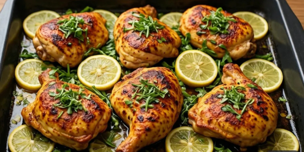 Sheet Pan Lemon Garlic Chicken with Hidden Spice Twist