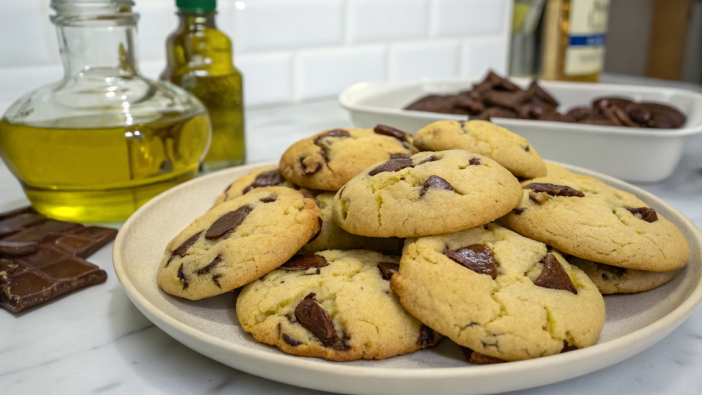 Mediterranean Olive Oil Chocolate Cookies