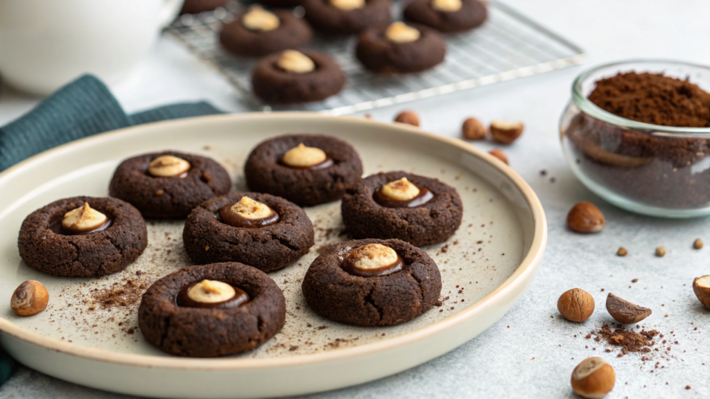 Hazelnut Espresso Thumbprints