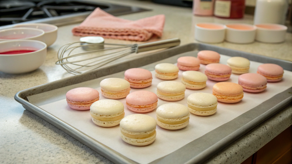 Champagne Kissed Macarons