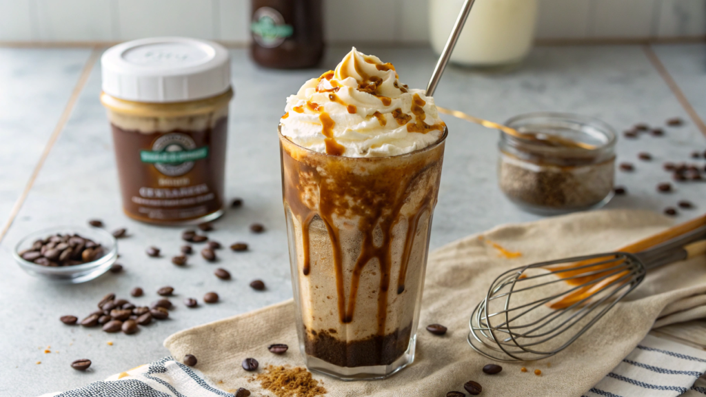 Caramel Frappé With Sea Salt and Brown Butter Notes