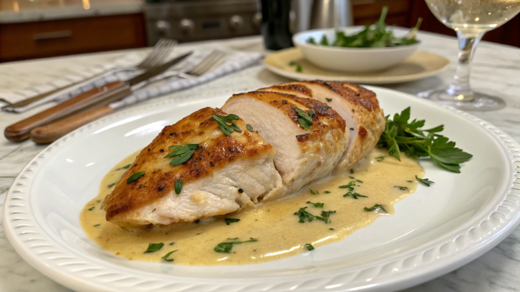 Thomas Keller Style Air Fryer Chicken Breast With Pan Sauce Hack