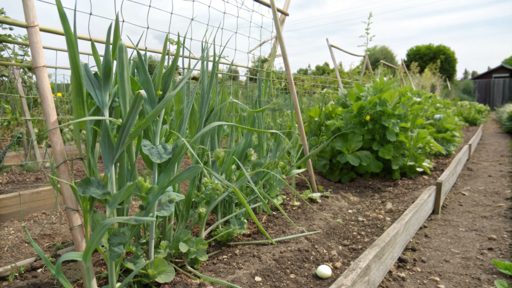 Garlic and Peas