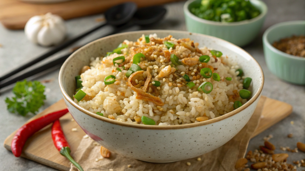 Filipino Garlic Fried Rice With Crispy Bits Secret