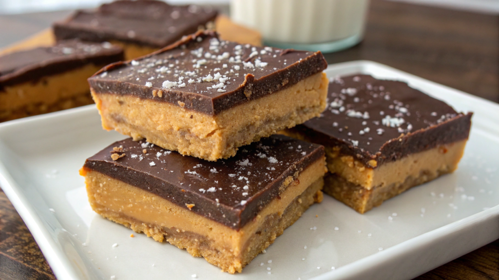 Sugar free homemade Reeses cups bars sweetened with allulose