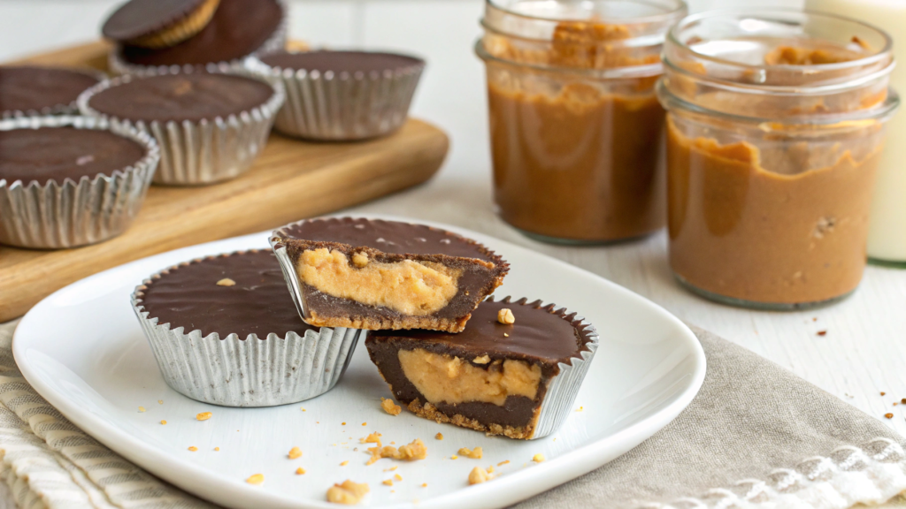 PB2 Homemade Reeses Cups With Extra Roasted Peanut Flavor
