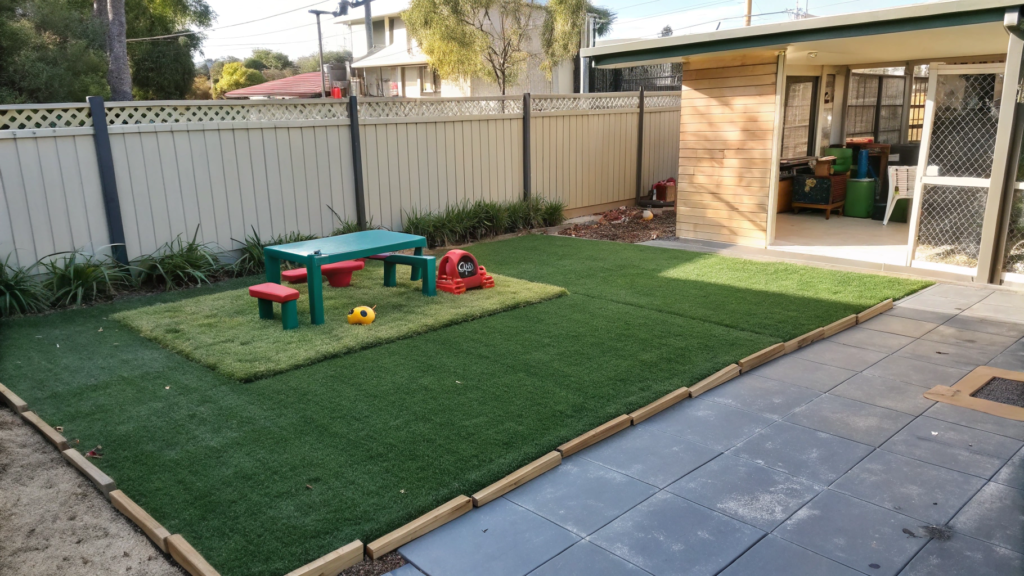Artificial turf play zone