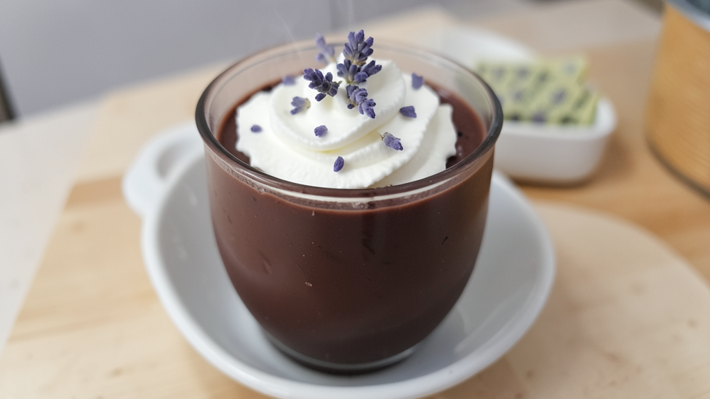 Hidden Alpine Hot Cocoa with Lavender Cream
