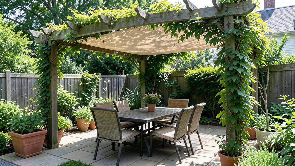 Pergola patio ideas for shade and style