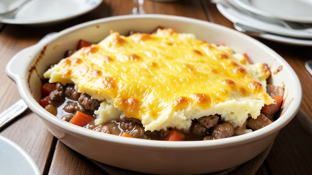 Cozy Cottage Pie with a Cheddar Crust