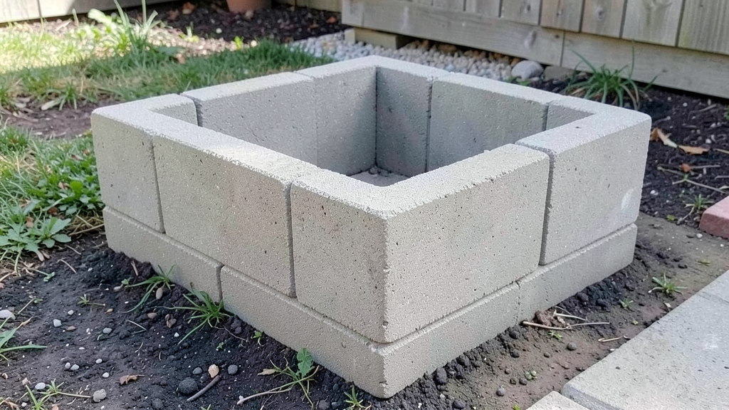 Paver concrete planter