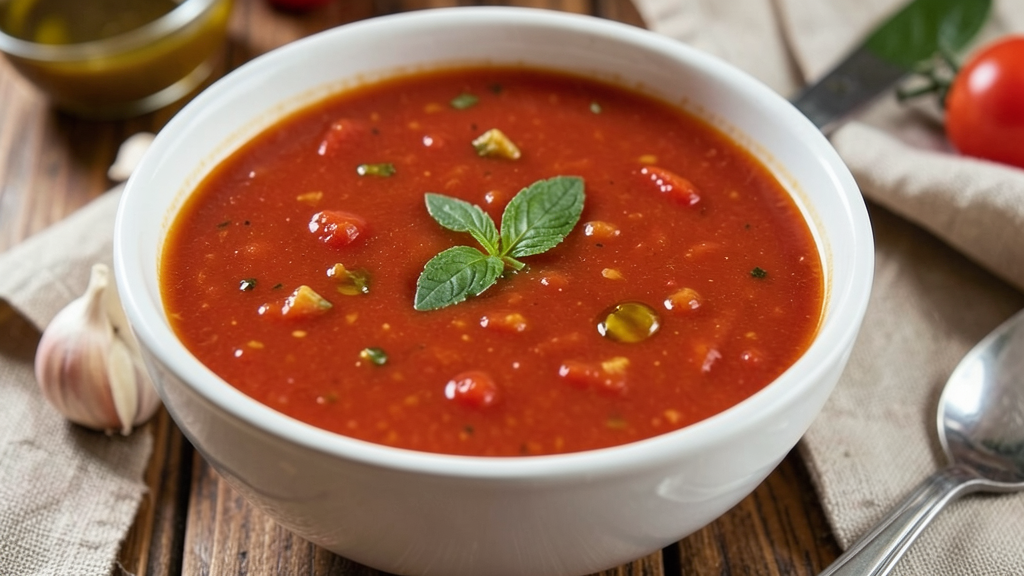Three-Ingredient Winter Tomato Soup from Tuscany
