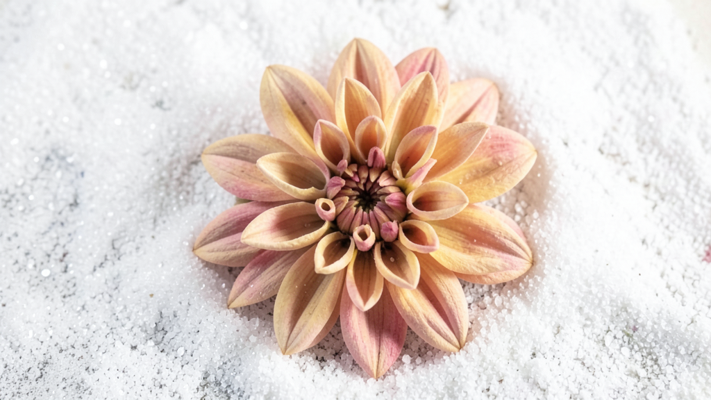 Silica gel flower drying