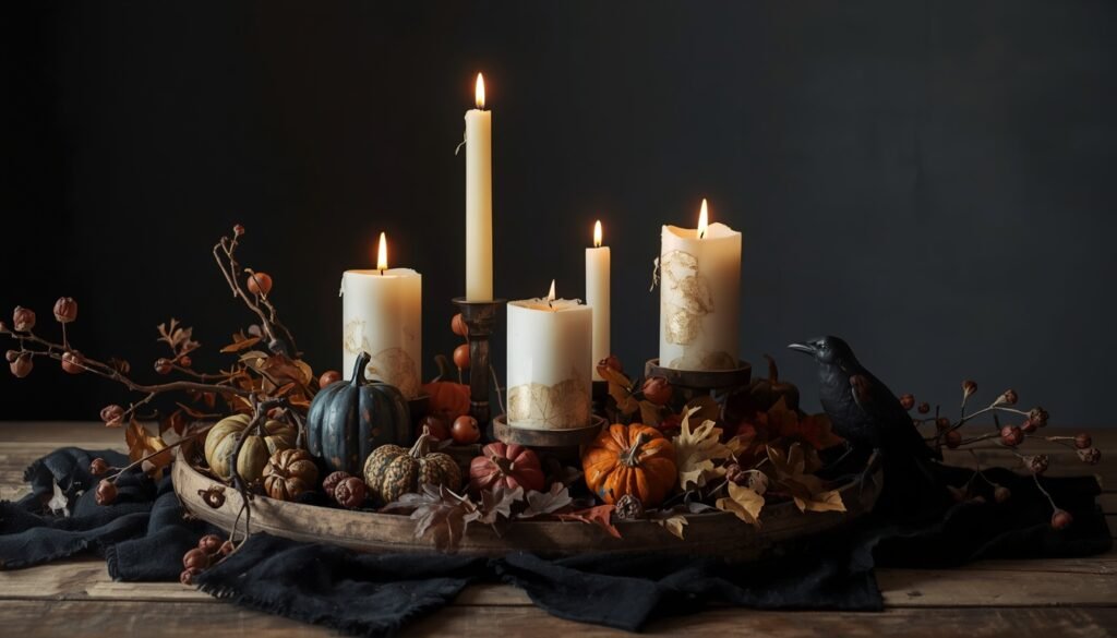 Moody candle arrangements